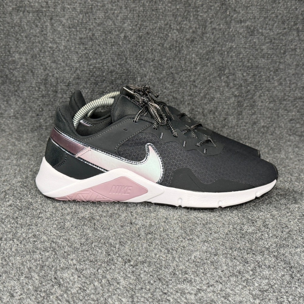 Nike Legend Essential 2 Training Shoes Women's 10.5  Off Noir Black Athletic Run